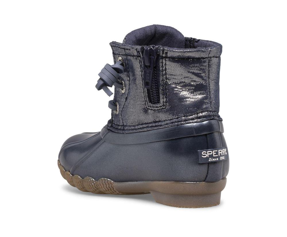 sperry saltwater metallic duck boots